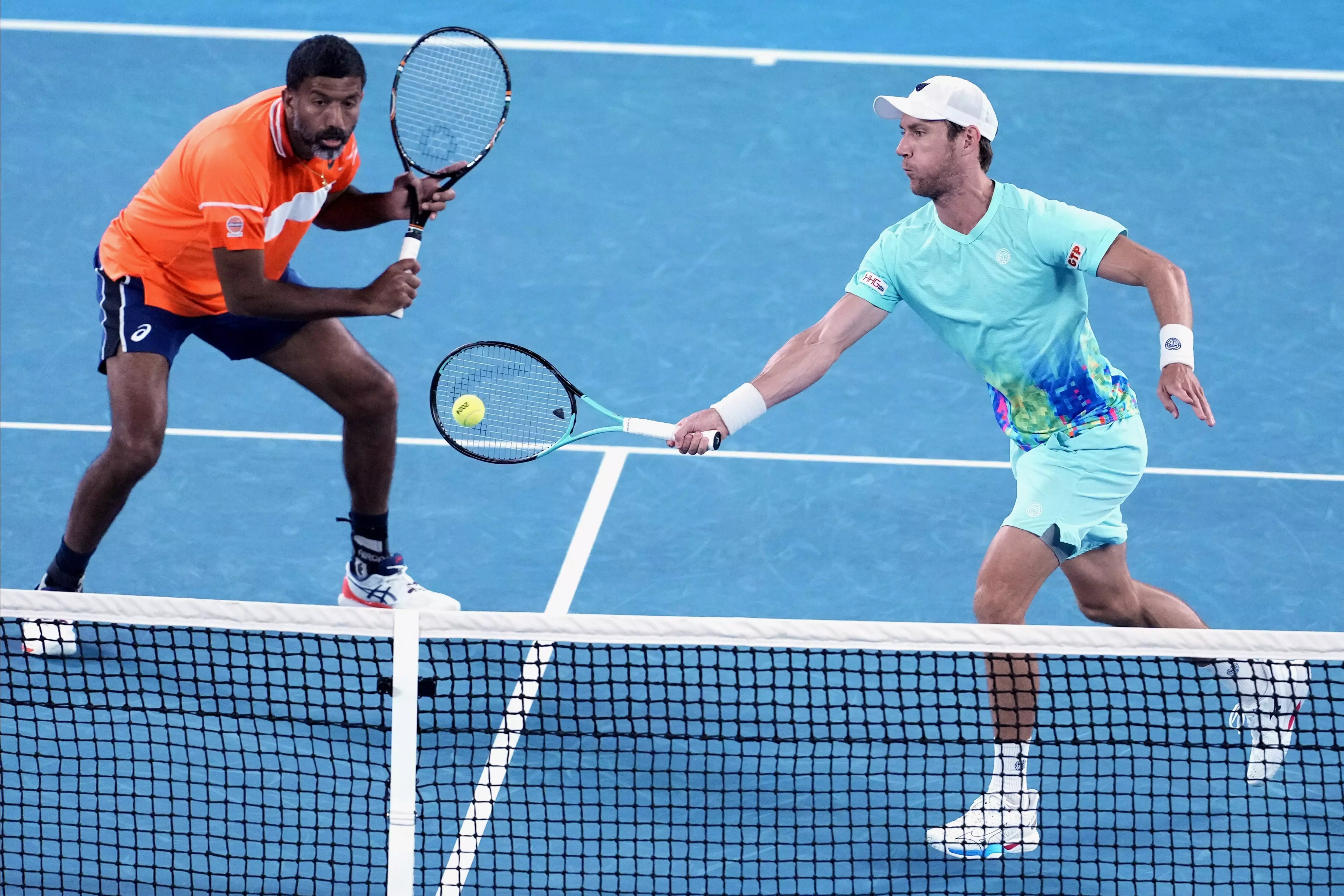 Rohan Bopanna (left) and Matthew Ebden