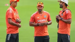 Rahul Dravid, T Dilip, Vikram Rathour