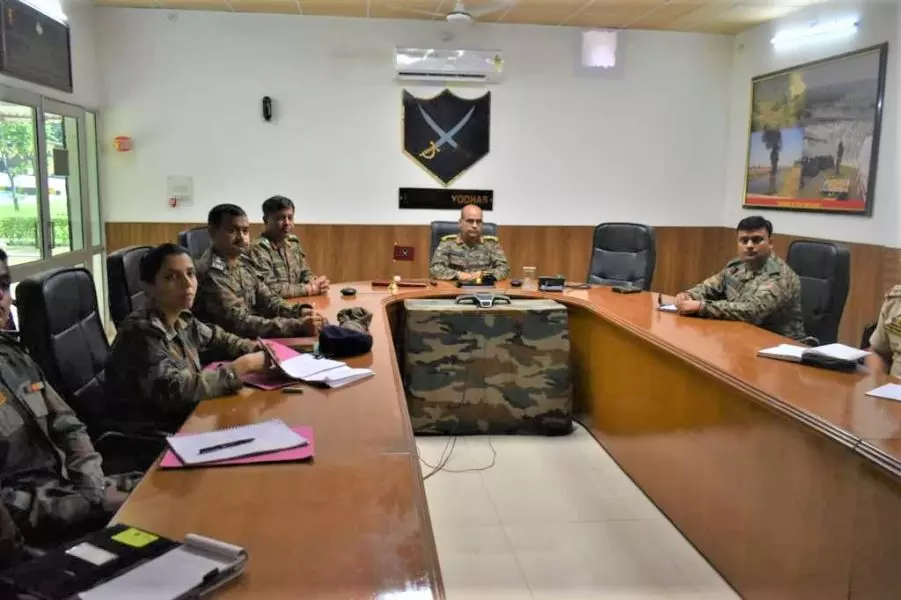 Army security review meeting