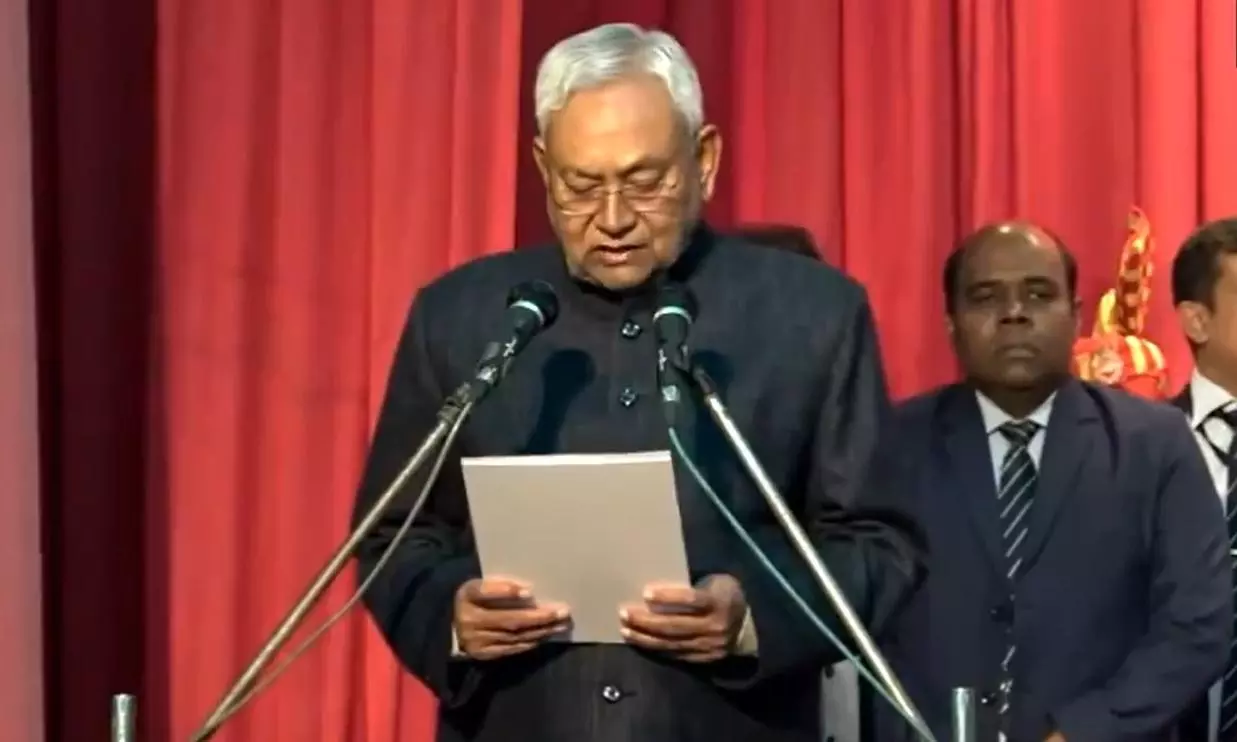 LIVE | ‘Will stay together’: Nitish after taking oath as Bihar CM in NDA fold