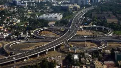 Aerial view of Kathipara Junction, Chennai