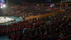 With his ‘I challenge every challenge talk, PM Modi exhorts students to fight back