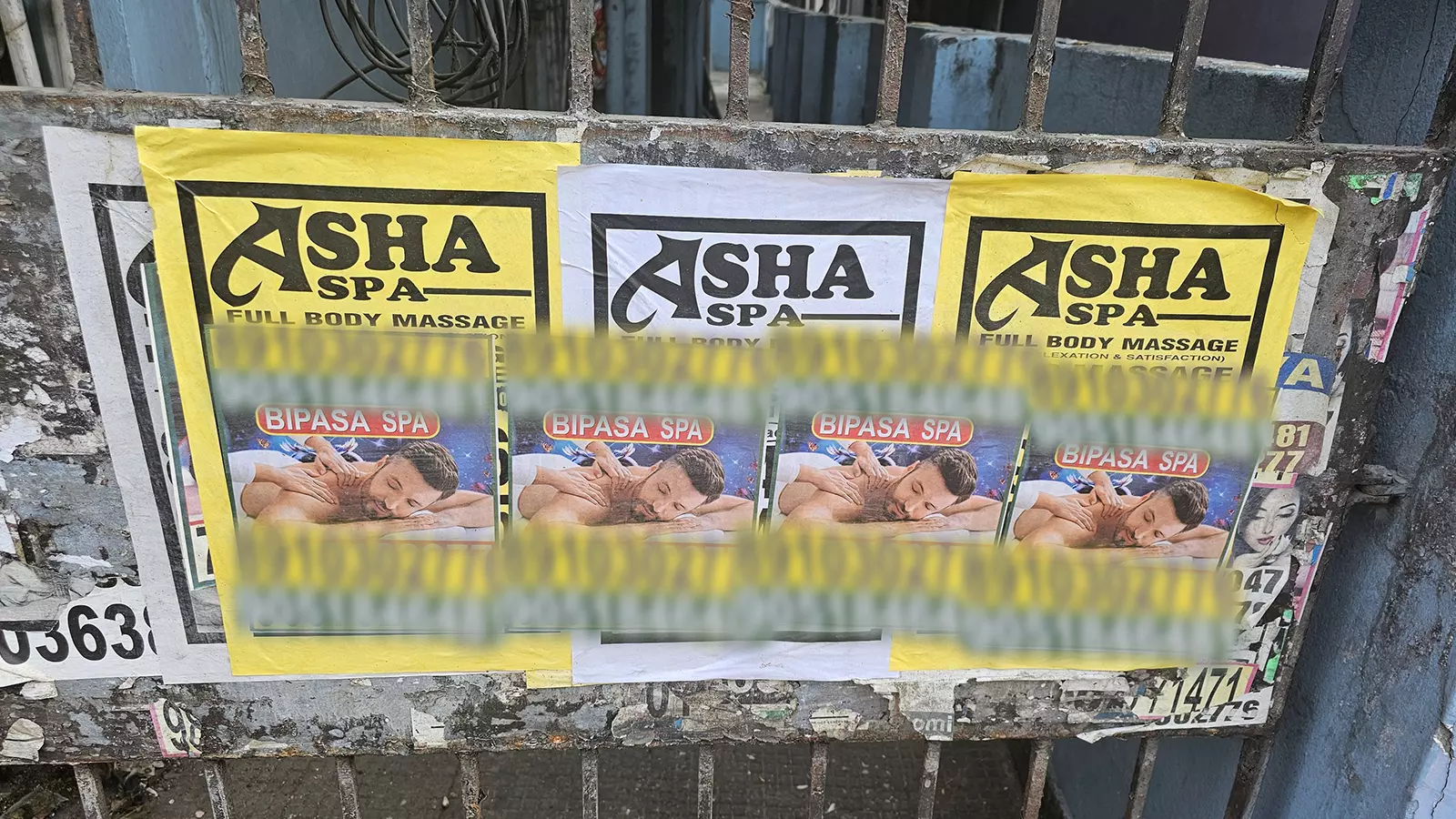 Spa posters have become ubiquitous in Kolkata.