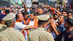 Karnataka Hanuman flag row: Panchayat Development Officer suspended