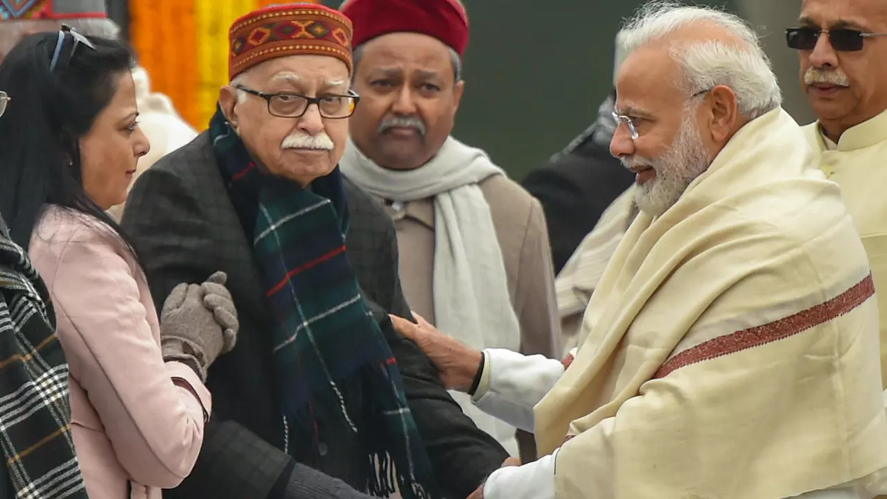 LK Advani, Narendra Modi LK Advani, Narendra Modi