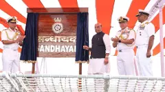 Defence Minister Rajnath Singh commissions INS Sandhayak, warns pirates
