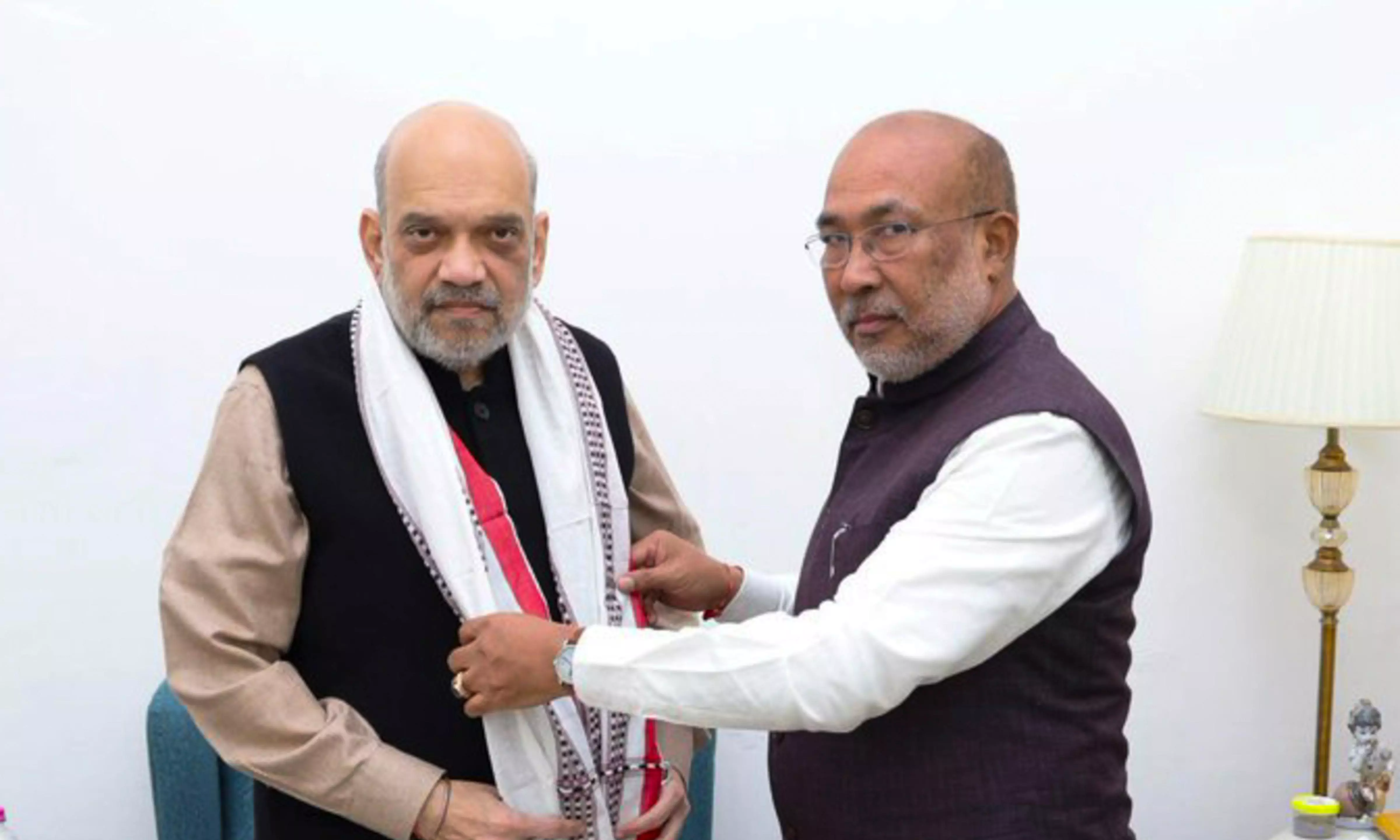 Manipur CM meets Amit Shah, says Centre set to take important decisions on state