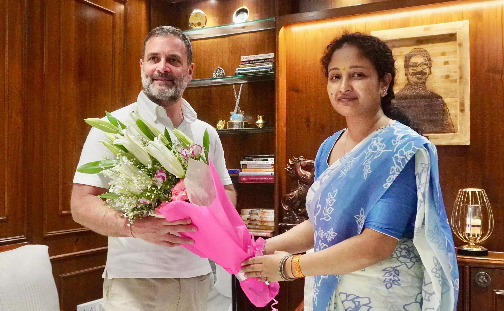 Rahul Gandhi, Kalpana Soren