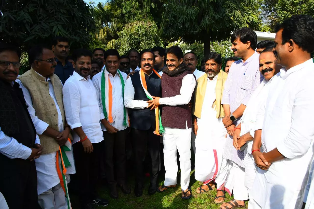 In setback to BRS, partys Lok Sabha member Venkatesh Netha joins Congress