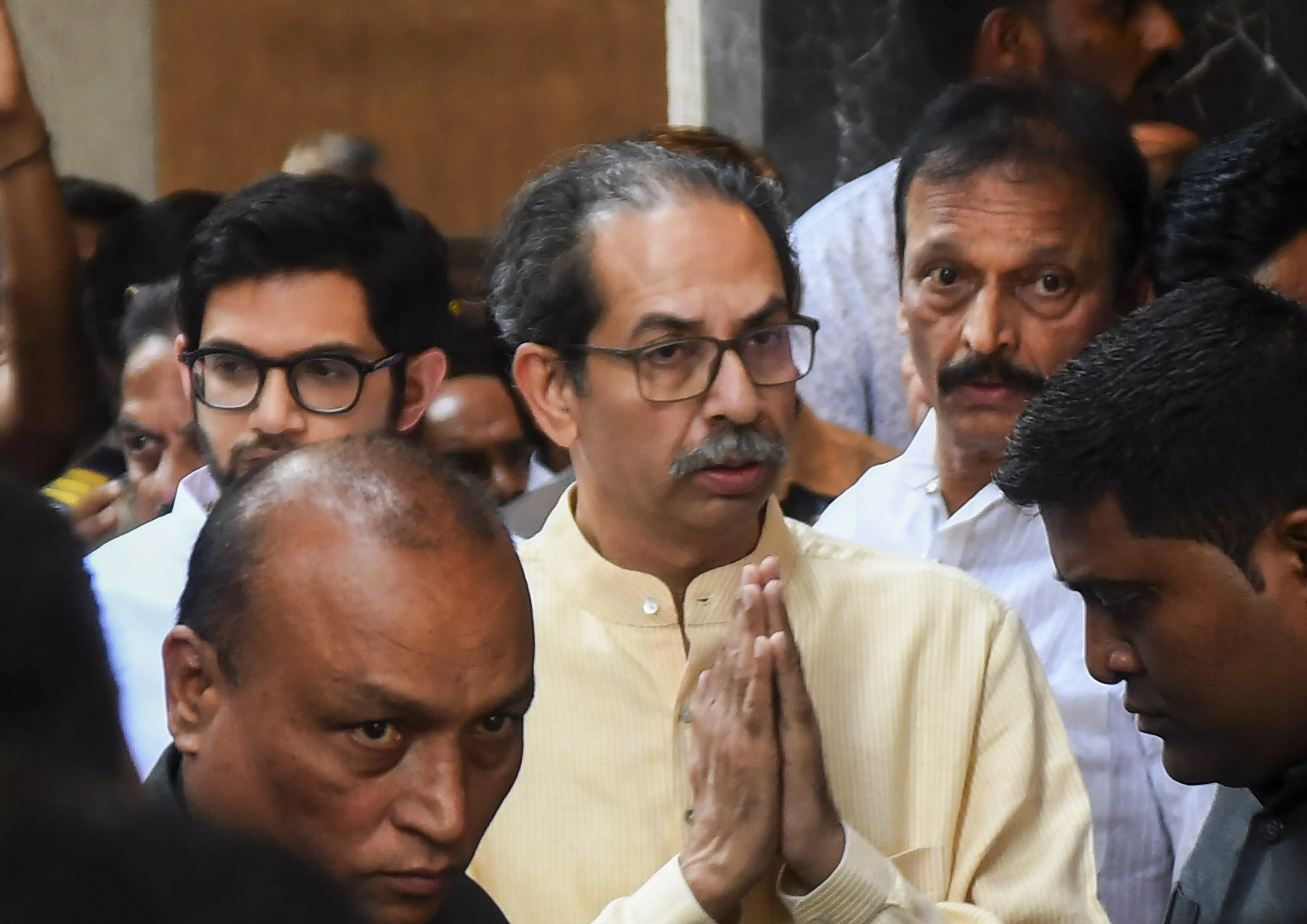 Uddhav slams Shinde, Fadnavis over their reaction to Pawar’s ‘merger’ remark