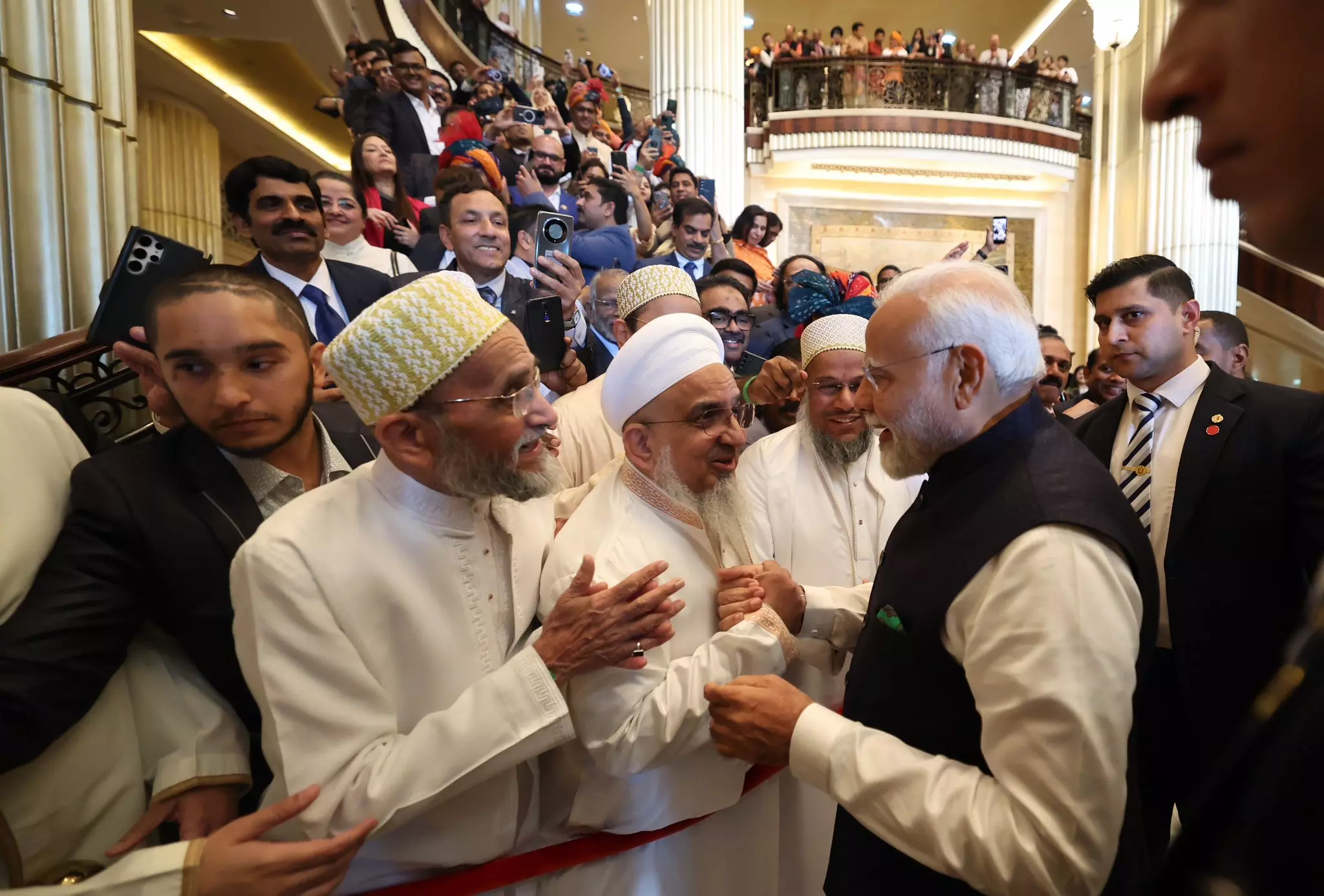 PM Modi arrives in UAE, receives warm welcome by ecstatic diaspora members
