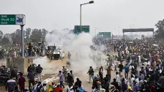 Dilli Chalo: Police fire tear gas as farmers gather at Shambhu border to resume protest