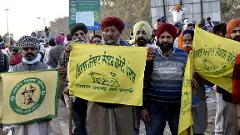 Farmers protest