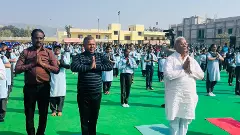 Rajasthan: Over 1.33 Cr participate in surya namaskar event, create world record
