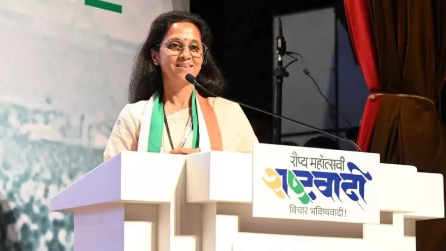 Supriya Sule, Shiv Sena (UBT), MVA