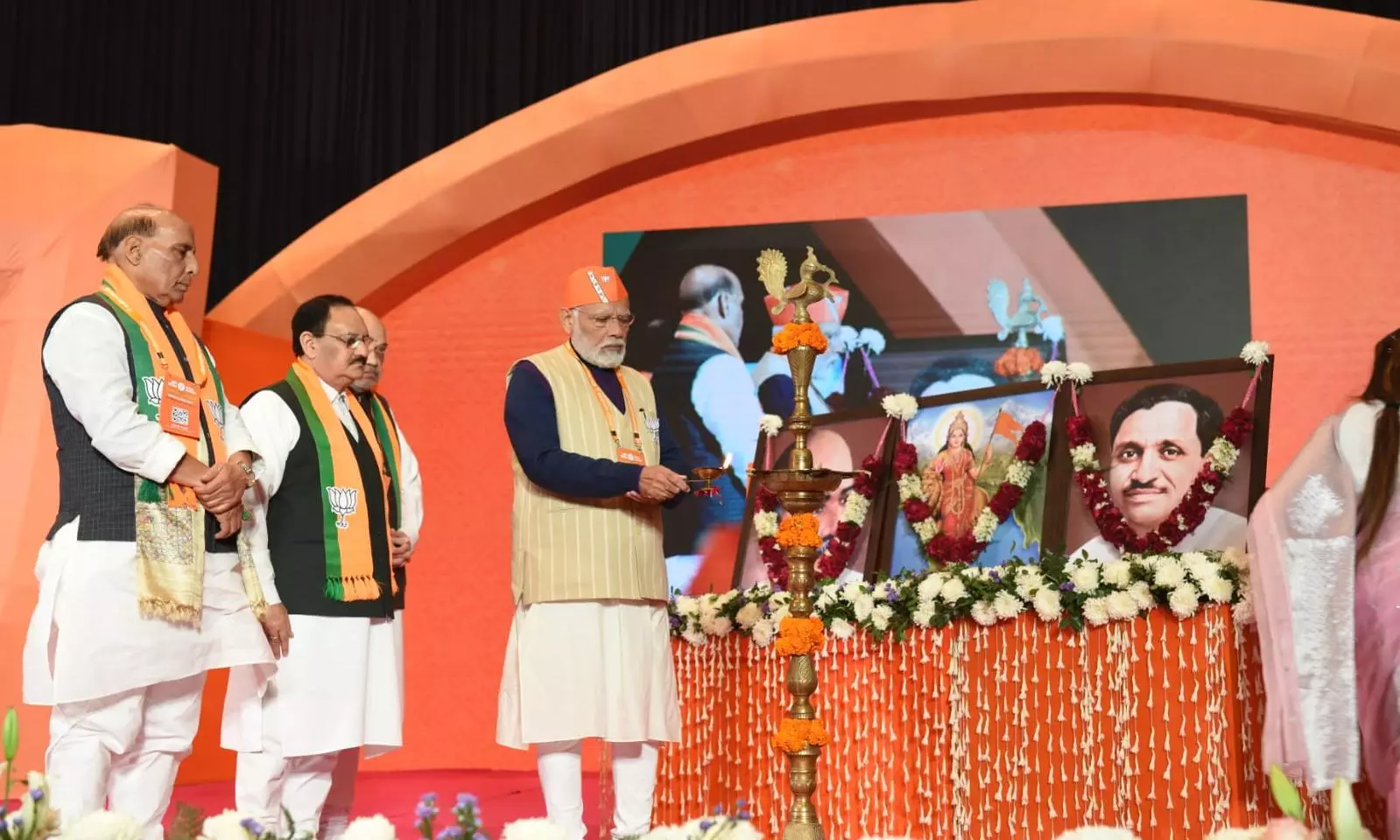Nadda credits Modi leadership for BJP rise, says party will score hat-trick in LS