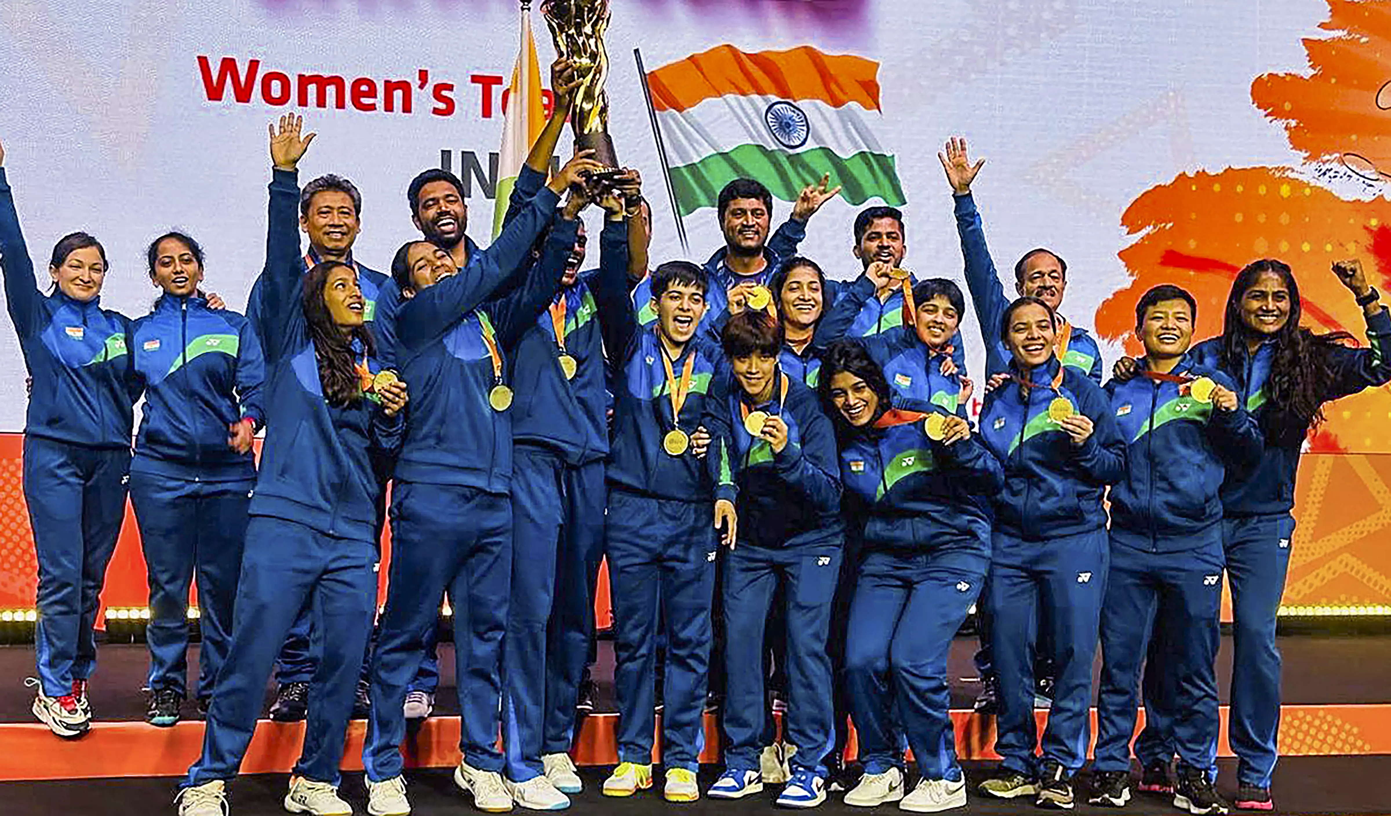 India womens badminton team