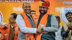 Congress MLA and former Rajasthan minister Mahendrajeet Malviya joins BJP