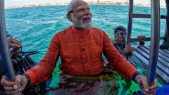 Narendra Modi, Scuba diving, Dwarka