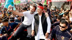 Akhilesh joins Rahul’s Nyay Yatra, Congress says INDIA janbandhan locked and loaded