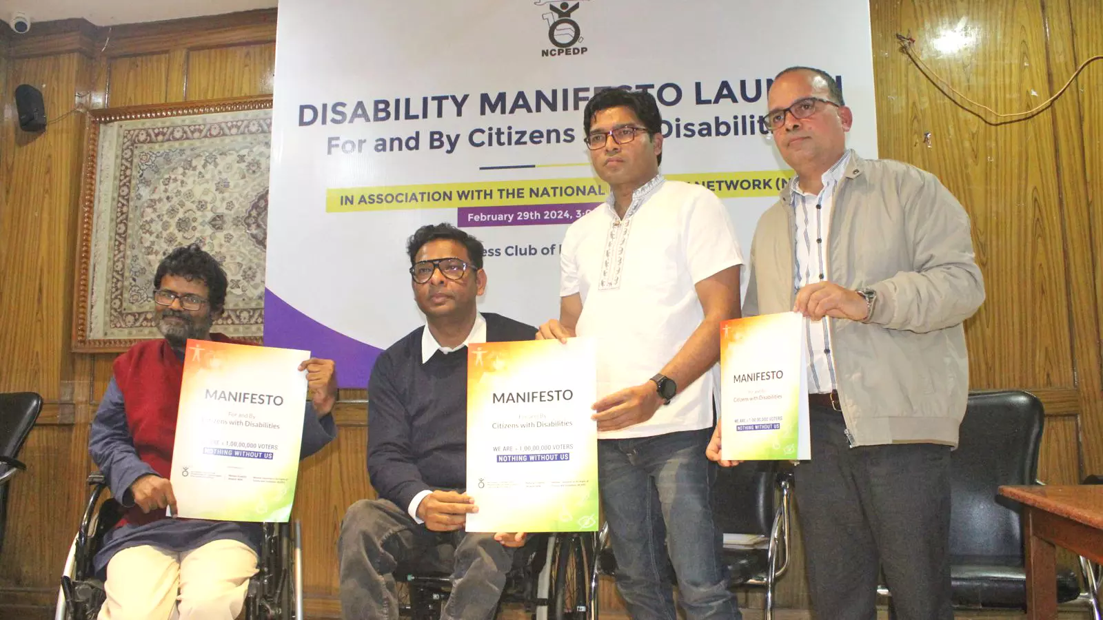 The manifesto, a first-of-its-kind initiative in the country, was unveiled on Thursday in New Delhi.