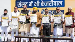 Kejriwal, Mann sound AAP poll bugle with Kejriwal in Parliament too’ slogan