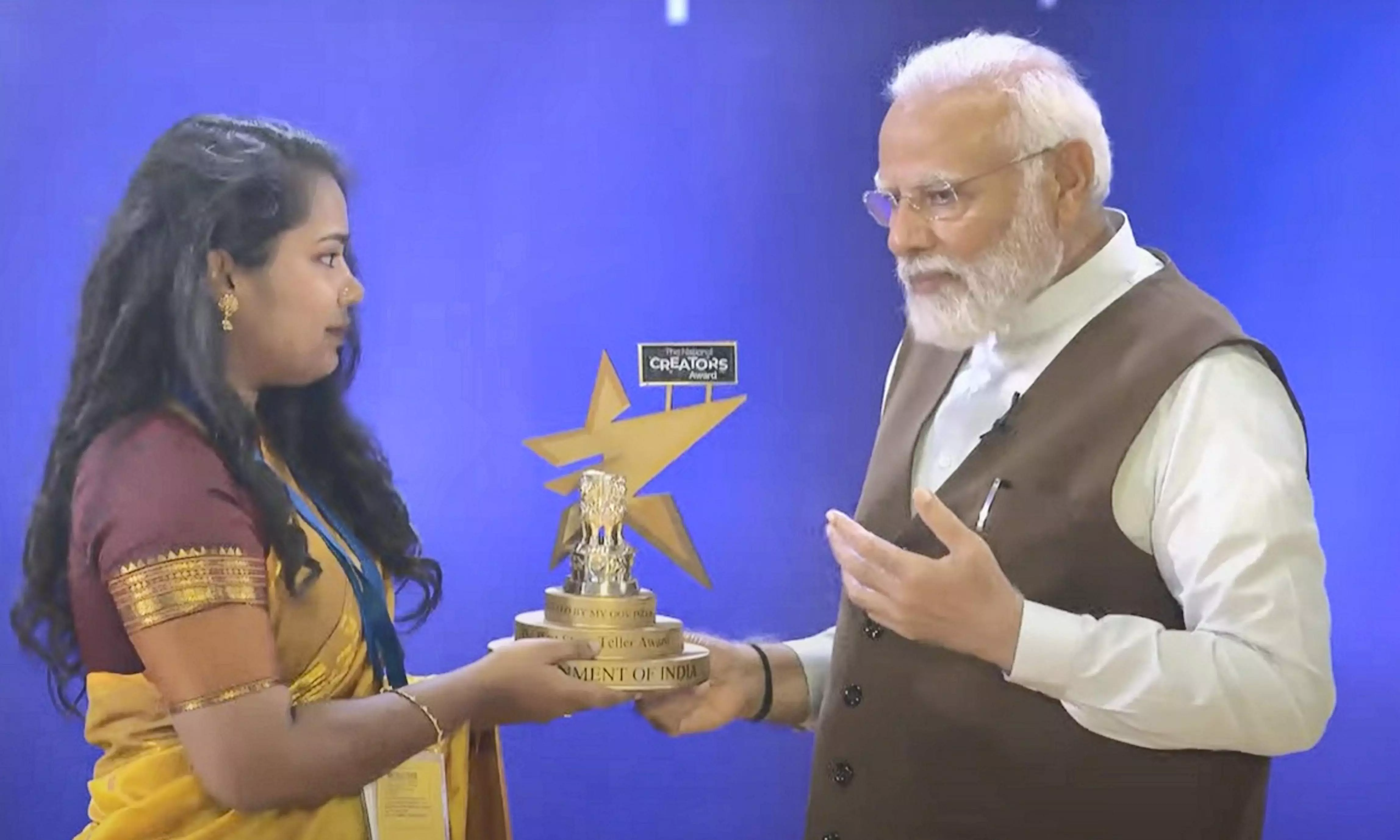 PM Modi presents first-ever National Creators Awards in 20 categories