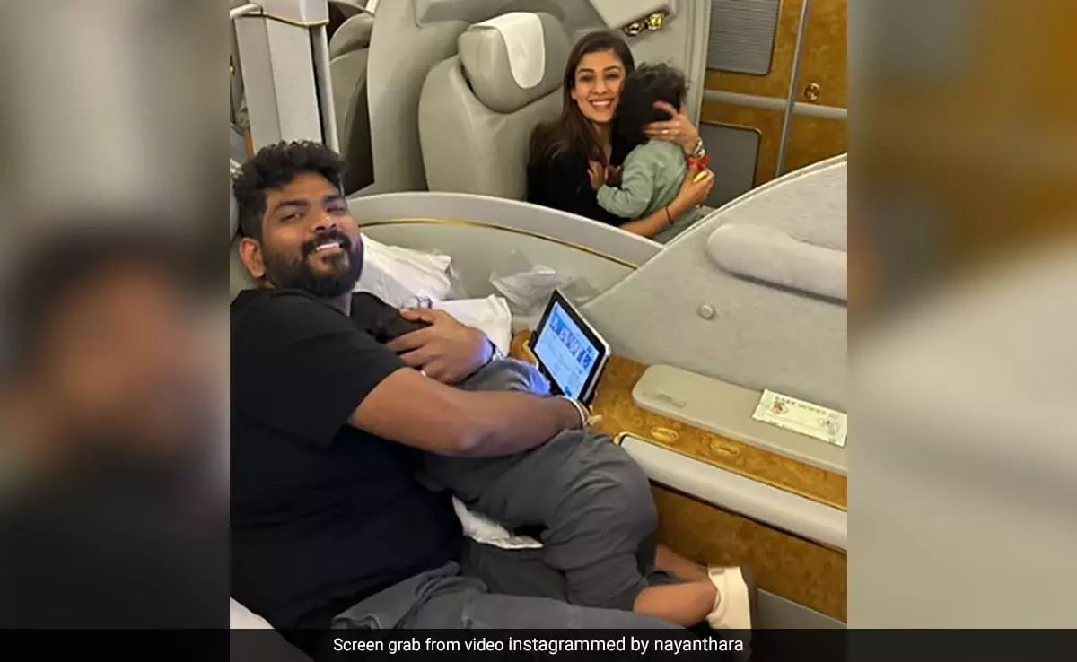 Amid rumours of a split, Nayanthara posts cosy family picture with husband Shivan