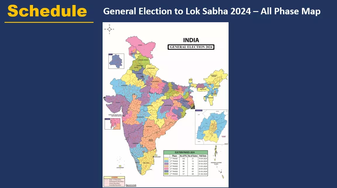 LIVE Lok Sabha polls in 7 phases from April 19; vote counting on June 4