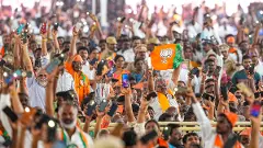 Crowd at the public meeting of Prime Minister Narendra Modi ahead of Lok Sabha elections in Salem on Tuesday.. (PTI Photo)