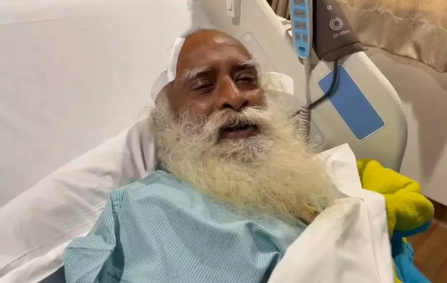 Sadhguru Jaggi Vasudev undergoes emergency brain surgery, recovering well