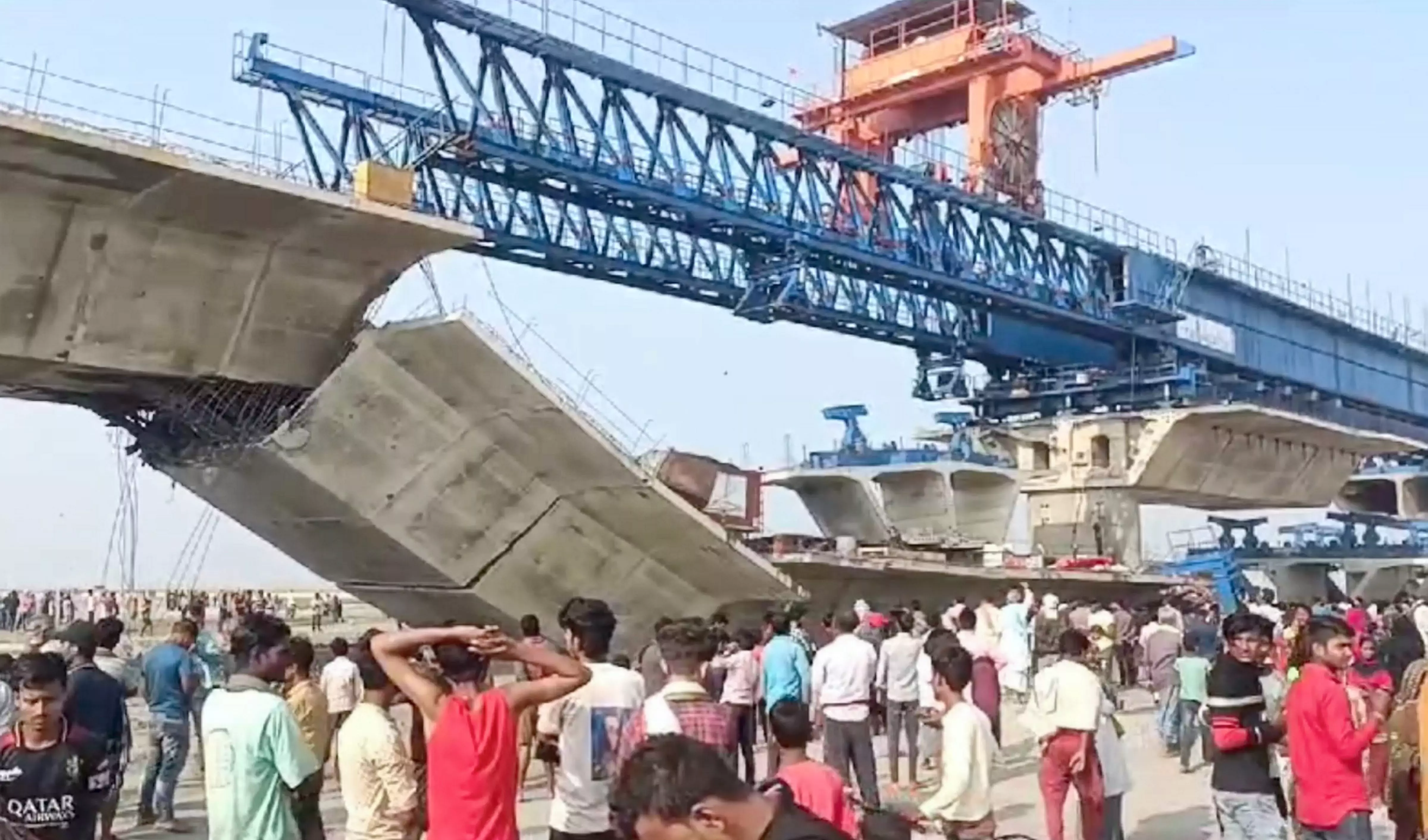 Under-construction bridge collapses in Bihar’s Supaul, 1 dead