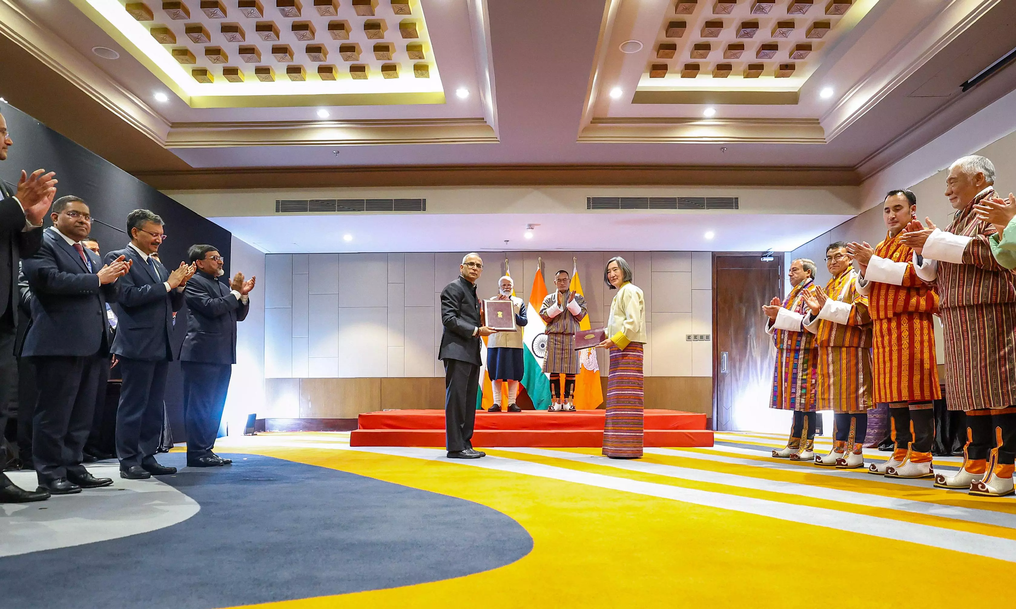 PM Modi honoured with Bhutans highest civilian award Order of the Druk Gyalpo
