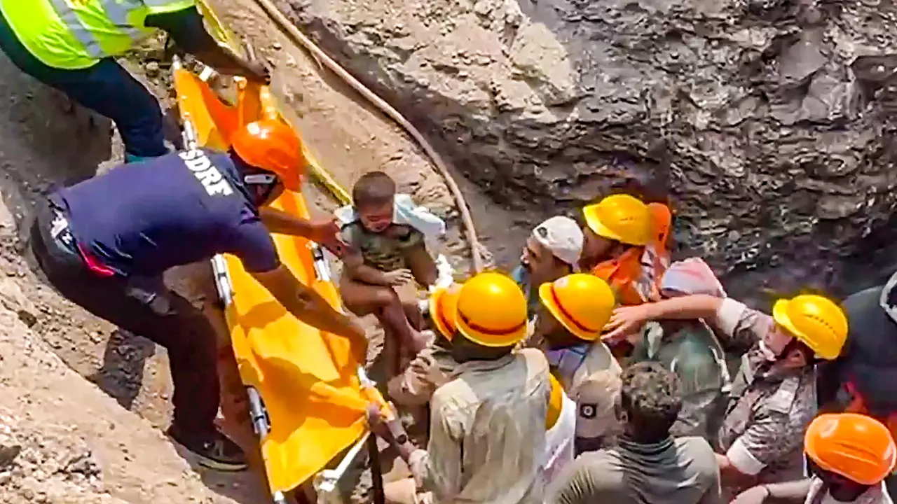 Karnataka: 2-year-old boy rescued from borewell after 20-hour long operation