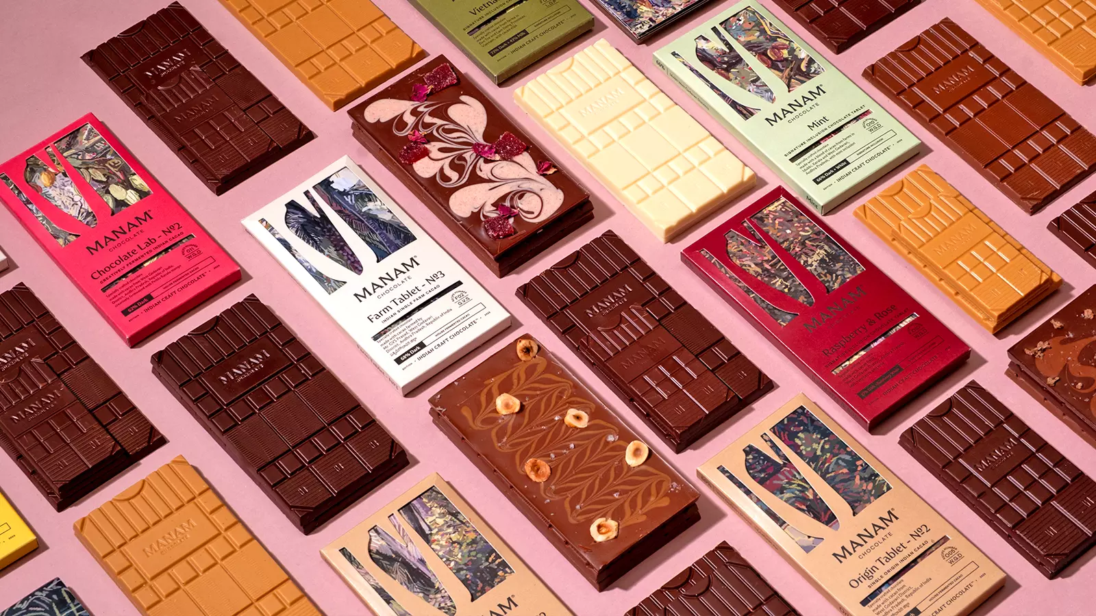The Manam Chocolate Tablet Collection.
