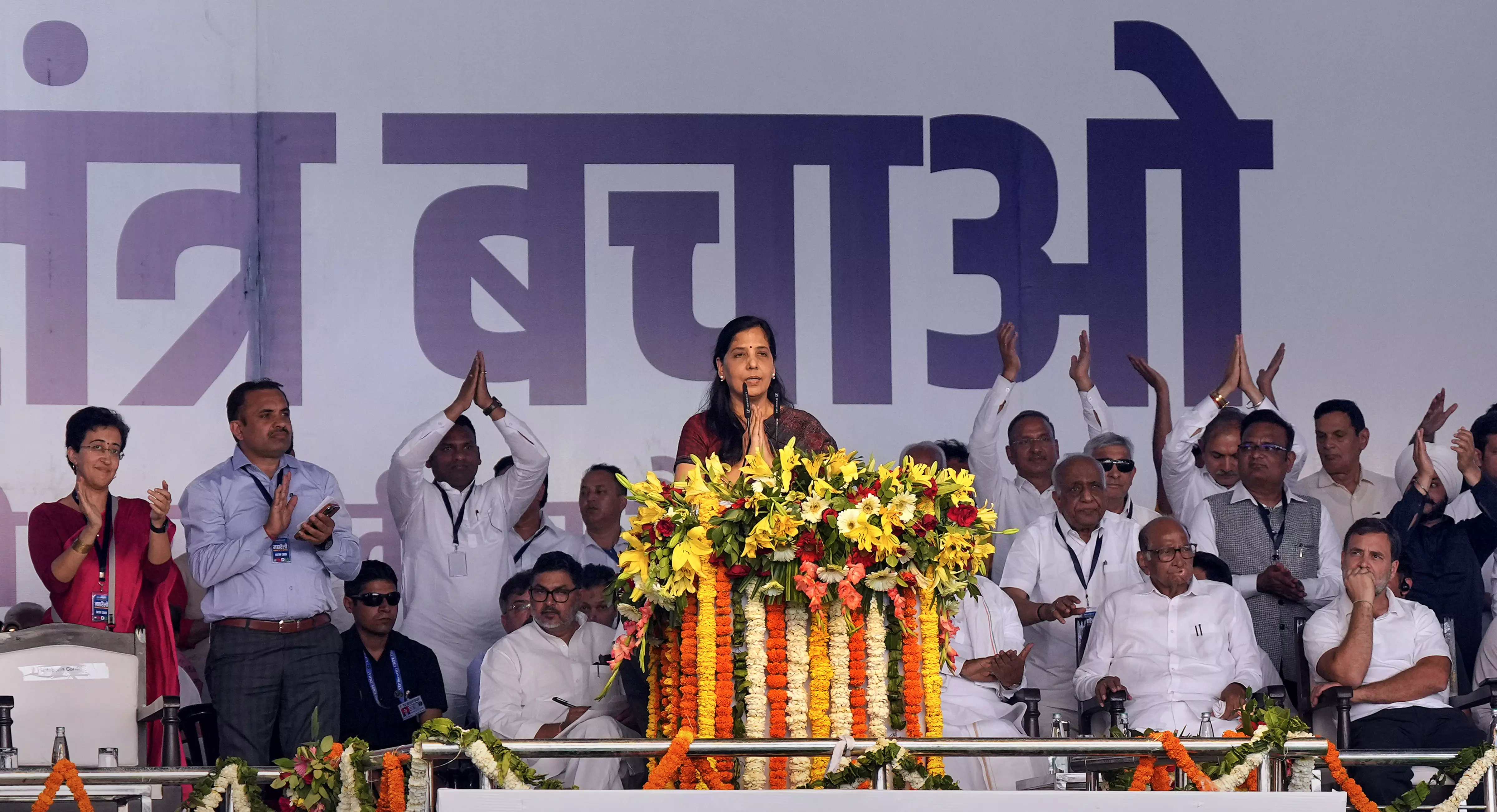 Sunita Kejriwal’s presence motivates cadre, she can hold AAP together: Saurabh Bharadwaj