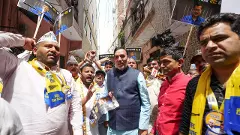 Delhi: AAP kicks off poll drive under Jail ka Jawab Vote se campaign in Shahdara