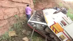 12 killed after bus ferrying distillery company workers falls into soil mine pit in Durg