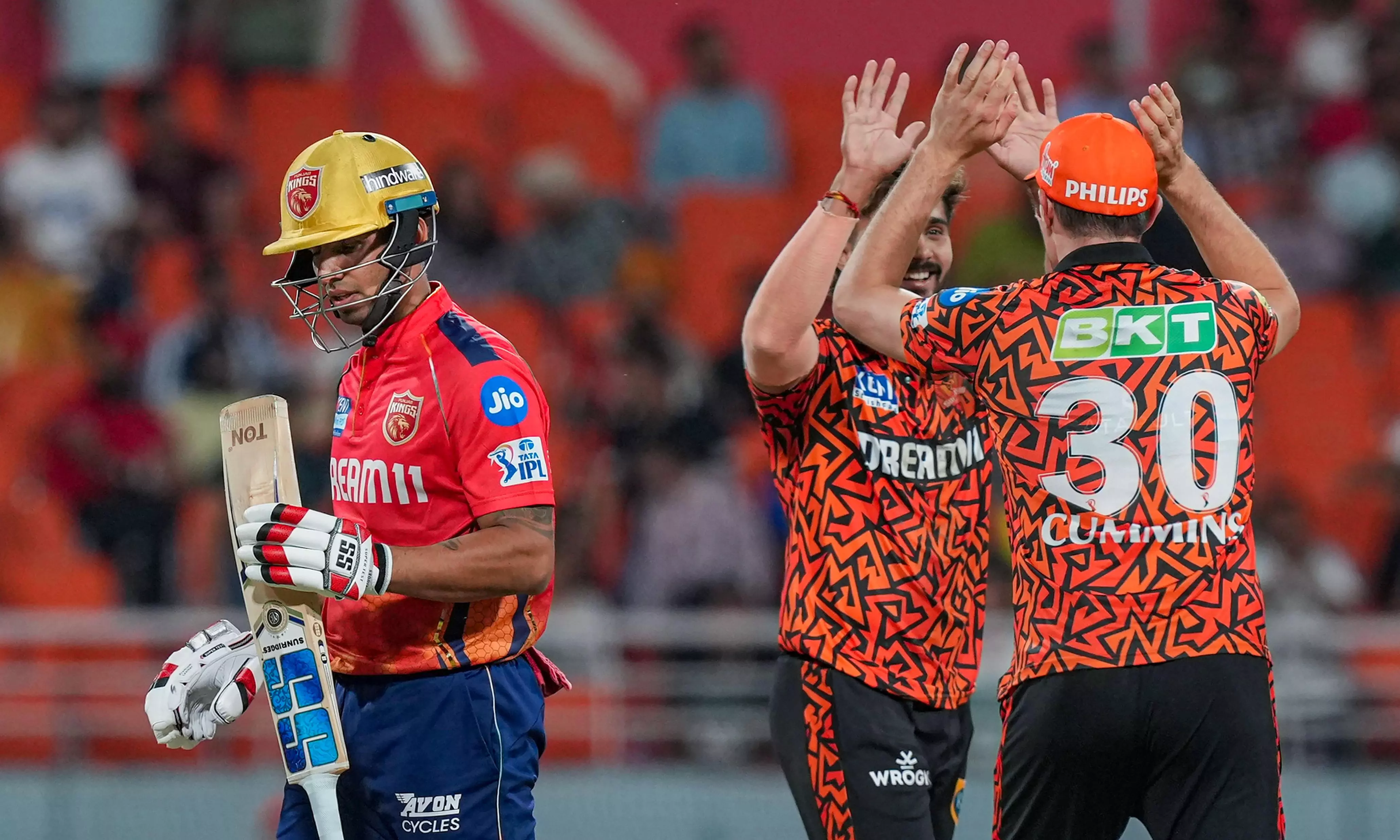 IPL 2024: Sunrisers Hyderabad prevail over Punjab Kings by 2 runs in thriller