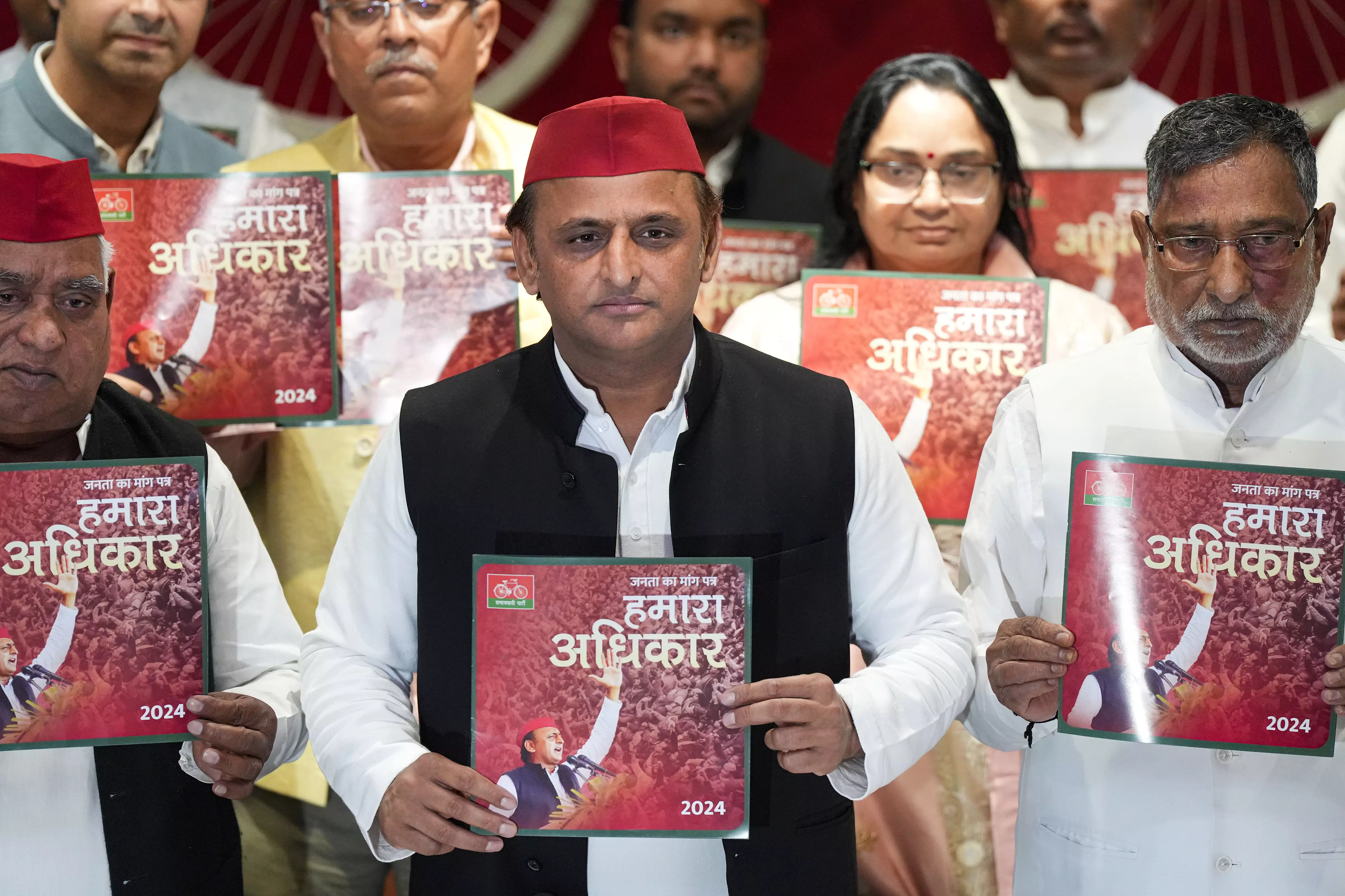 Caste census, women’s quota, Agnipath scrapping on SP poll manifesto