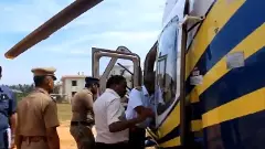 Election officials check Rahul Gandhi’s helicopter in Tamil Nadu