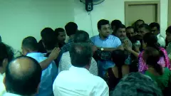 BJP MP Tejasvi Surya leaves poll event midway after victims of bank scam demand answers