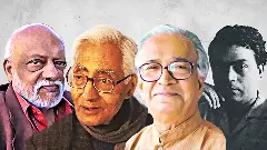 F.N. Souza, Ram Kumar, K. G. Subramanyan and V. S. Gaitonde