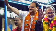 Leaders of INDIA bloc are either in jail or out on bail, claims BJP President J P Nadda
