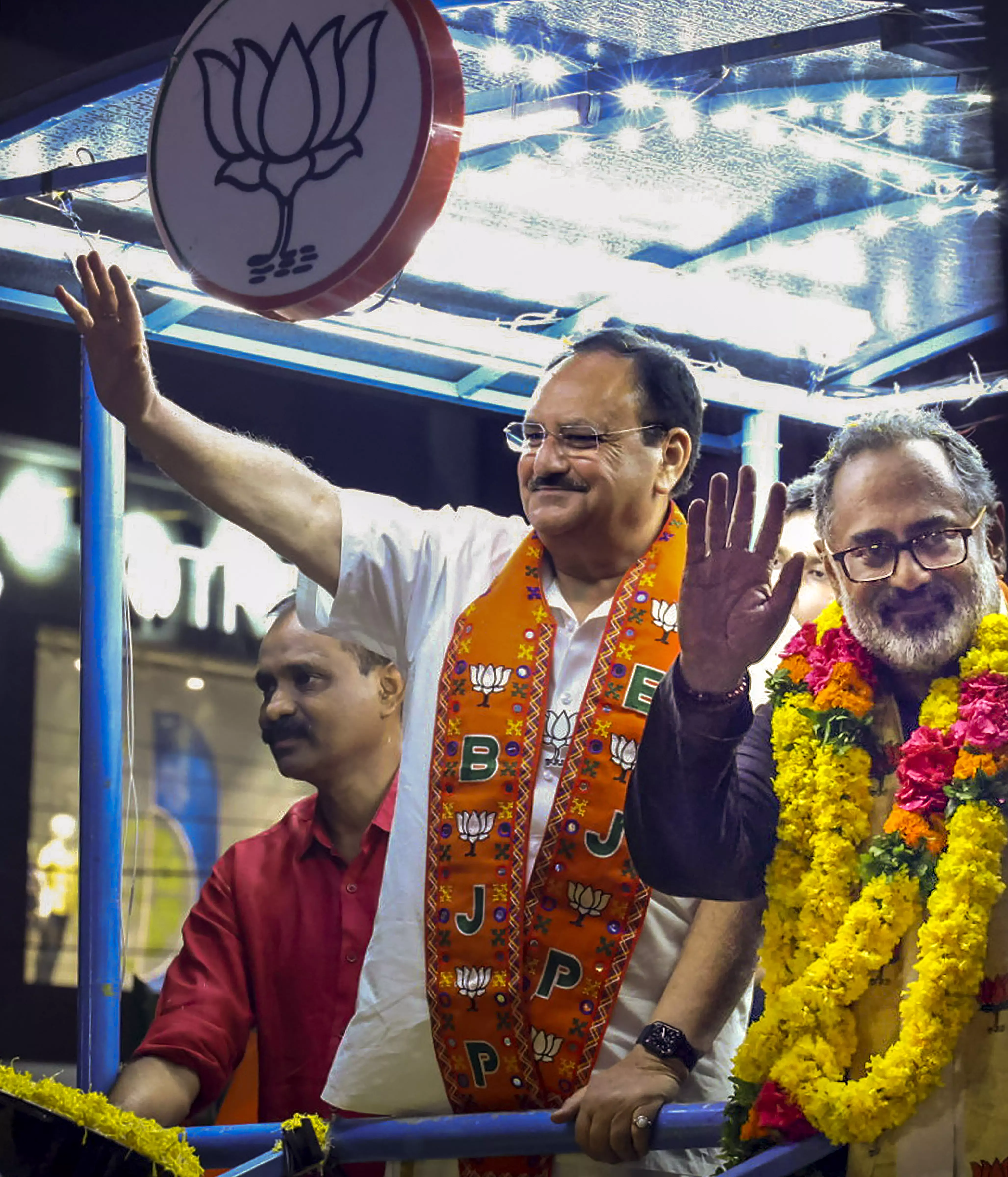 Leaders of INDIA bloc are either in jail or out on bail, claims BJP President J P Nadda