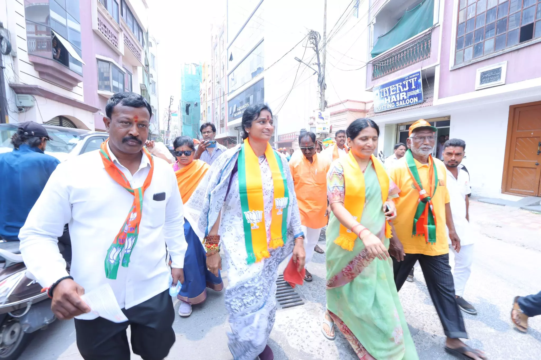BJPs Hyderabad candidate K Madhavi Latha