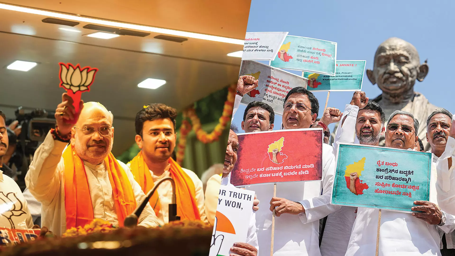 Its Congress guarantees vs Modi-Deve Gowda factor in key LS constituencies in Karnataka