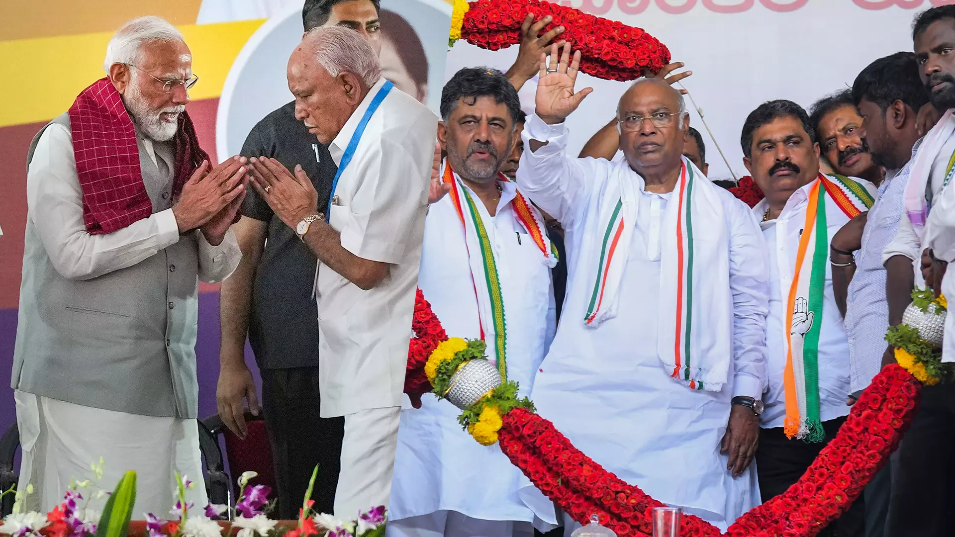 Karnataka: Congress pushes caste, BJP plays Hindutva card as state goes to polls