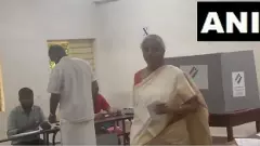Bengaluru polling: Nirmala Sitharaman, Narayana Murthy, Dravid among early voters