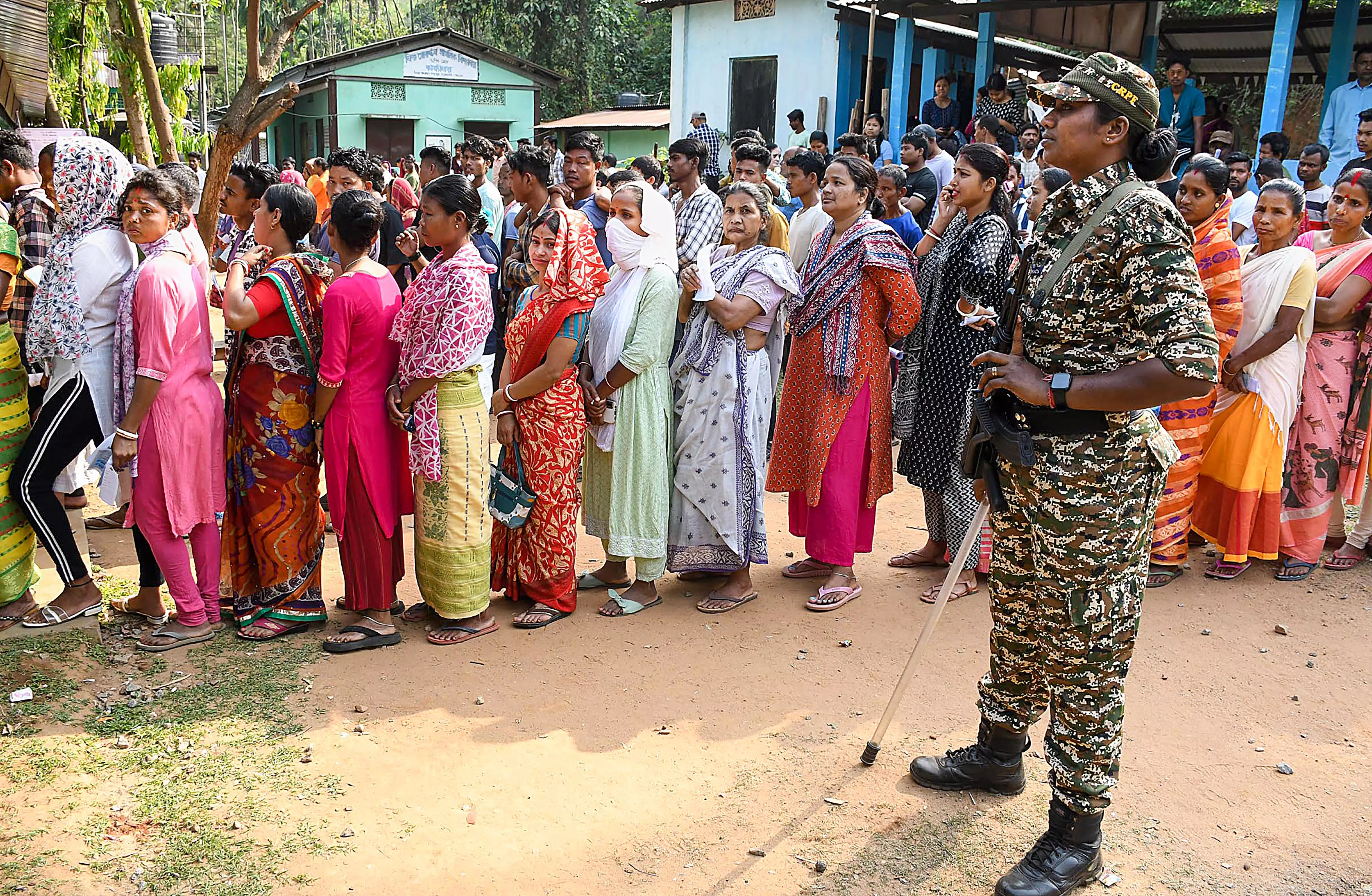 LS polls phase 2: Over 63 per cent turnout; Tripura highest with 79.46%